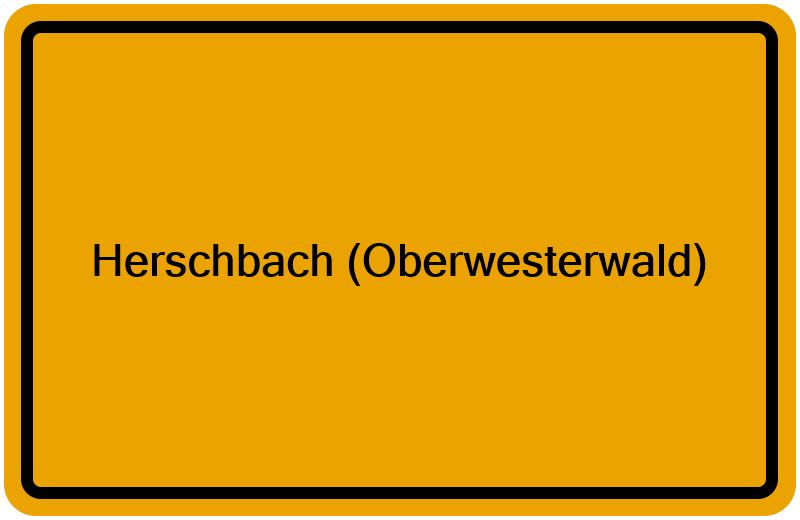 Handelsregisterauszug Herschbach (Oberwesterwald)